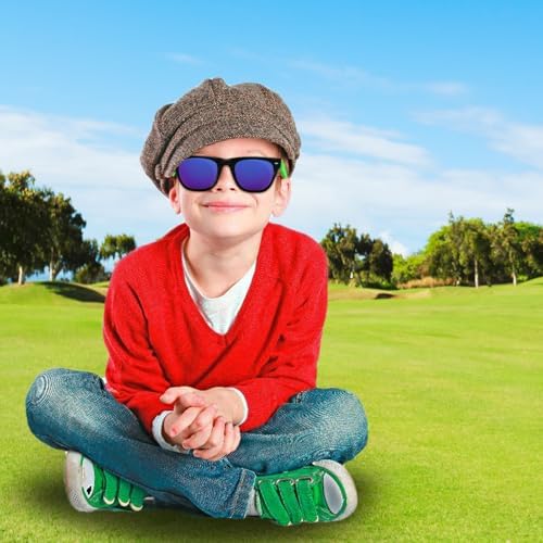 TUONYIS 3 Pcs Kids Sunglasses Boys Sunglasses Classic Style Retro Sun Shades Eye Glasses Toddler Kids Glasses UV400 Protection Unisex For Boys & Girls