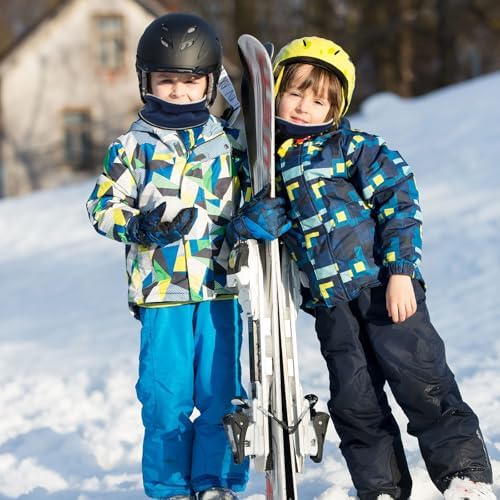 TUONYIS Kids Neck Warmer Kids Snood Kids Boys Girls Winter Fleece Snood Kids Tube Scarf Windproof Thermal Mask For Outdoor Skiing Running Boys Girls