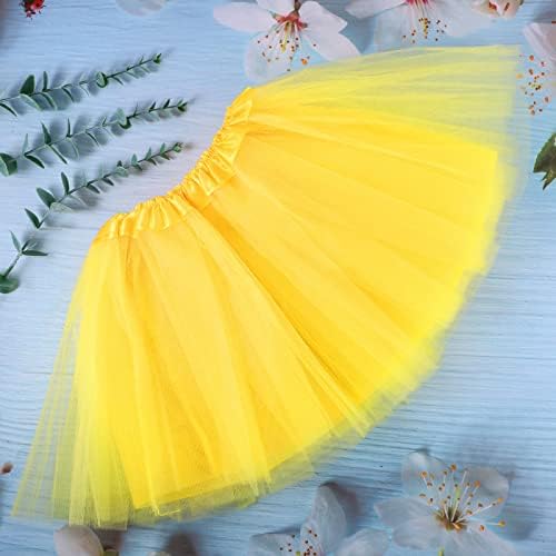 Tutu Skirt Layered Tulle Dance Skirts For Kids Girls Dance Birthday Princess Party