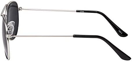 Ultra Kids Sunglasses - Classic Pilot Style UV400 Protection - Durable Metal Frames & Polycarbonate Lenses - Retro Look For Boys Girls - Stylish Sunglasses For Children