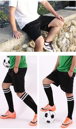 Unisex Kids PE School Shorts Boys Football Shorts Girls Running Gym Sports Shorts