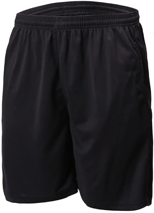 Unisex Kids PE School Shorts Boys Football Shorts Girls Running Gym Sports Shorts