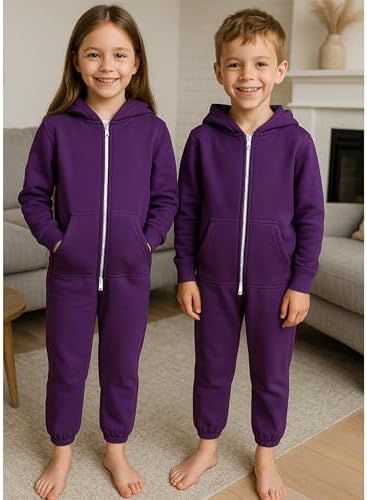 Urban Road Kids Unisex Plain Onesie Boys Girls Youth Toddlers All In One Jumpsuit