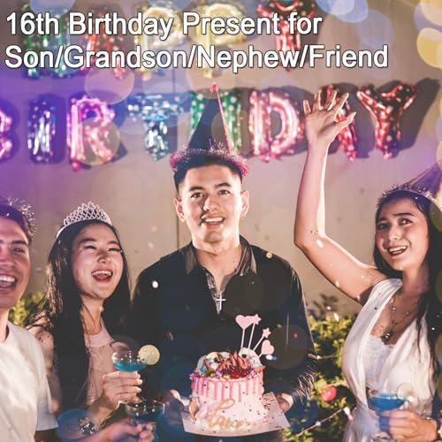 USEEDOVIA 13/16/18th Birthday Gifts For Boys Men Religious Cross Pendant Necklaces Jewelry Gifts For 13 16 18 Year Old Boys Birthday Christmas Gifts For Son Grandson Nephew Brother Friend