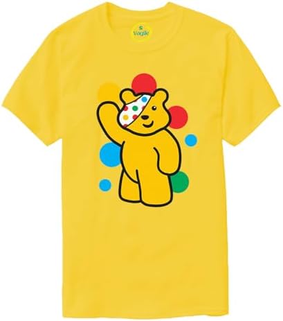 Vagile Spotty Bear Kids T Shirt Top Tee Children School in Need Day 2024