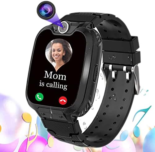 Vannico Kids Smart Watch Boys Girls - Smart Watch for Kids Phone Call SOS Camera for Kids Music Touch Screen 16 Games MP3 Alarm with SD Card Kids Watch for Boys & Girls 3-12Y Birthdays Gifts