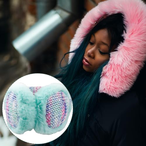 Vanyibro Adjustable Kids Earmuffs - Winter Warm Plush Ear Muffs For Girls And Boys Toddler And Teen 3-10 Years Knit Ear Warmer