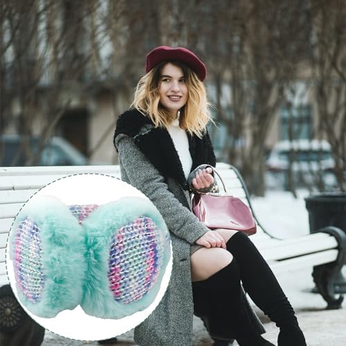 Vanyibro Adjustable Kids Earmuffs - Winter Warm Plush Ear Muffs For Girls And Boys Toddler And Teen 3-10 Years Knit Ear Warmer