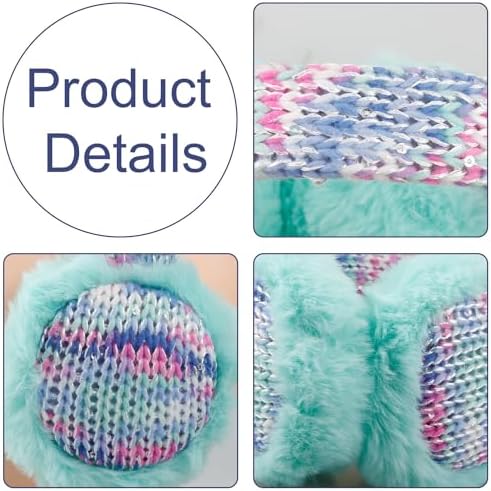 Vanyibro Adjustable Kids Earmuffs - Winter Warm Plush Ear Muffs For Girls And Boys Toddler And Teen 3-10 Years Knit Ear Warmer