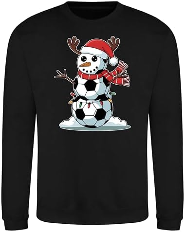 Varsany Football Christmas Jumper for Kids – Boys Festive Christmas Jumpers Football Themed Christmas Jumpers for Children