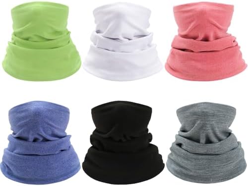 Veesper Neck Warmer Kids 3PCS Windproof Warm Toddler Snoods For Kids High Elastic Neck Gaiter For Boys Girls Thick Baby Snood For Skiing Running Cycling