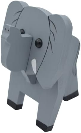 VIPbuy Elephant Shaped Wood Glasses Holder 3D Wooden Puzzle Eyeglasses Stand Animal Spectacle Holder Sunglasses Display Rack Gifts Home Office Desk Decor