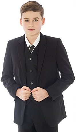 Vivaki 5 Piece Slim Fit Black Suit