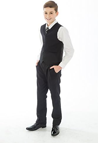 Vivaki 5 Piece Slim Fit Black Suit