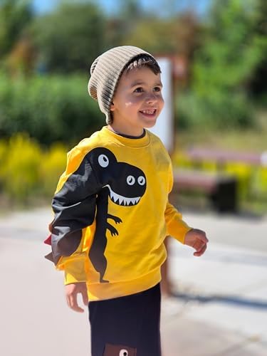 Volunboy Little Boy Dinosaur Clothing Sets Toddler Sweatshirt + Jogging Trousers 2PCS Outfits