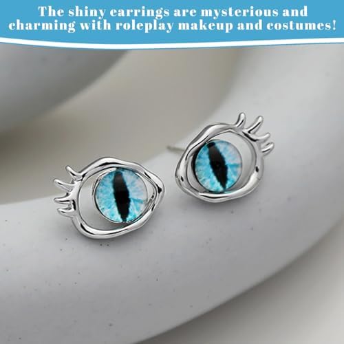 VOoqo Eye Earrings Earrings Girls Alloy Electroplating Process Funny Cartoon Cosplay Theme Party Supplies Gifts Fashion Animal Jewelry For Women Girls Boys