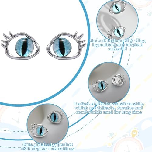 VOoqo Eye Earrings Earrings Girls Alloy Electroplating Process Funny Cartoon Cosplay Theme Party Supplies Gifts Fashion Animal Jewelry For Women Girls Boys