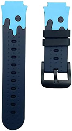 Vsilay Replacement Silicone Watch Strap Sweat-proof Bracelet Watchband Universal For 16mm/20mm Width Kid Phone Watch