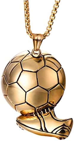 Vsilay Soccer Ball Jewelry Football Pendant Necklace - Sport Charm For Kids' Soccer Party Decor & Birthday