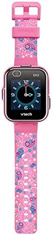 VTech - KidiZoom SmartWatch DX2 Pink Children's Digital Watch Photo Selfie Video Vertical Touch Screen High-Tech Toy Gift For Children And Teens From 5 To 13 Years - Content In French