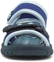 Walkright Boys Navy And Blue Easy Fasten Sandal