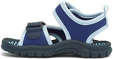 Walkright Boys Navy And Blue Easy Fasten Sandal