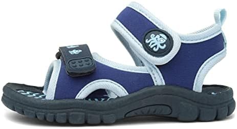 Walkright Boys Navy and Blue Easy Fasten Sandal
