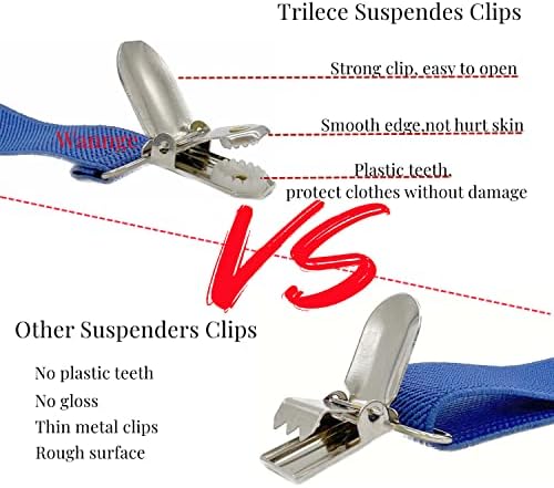 WannGe Child Kids Suspenders - 1" Adjustable Y-Back Clip-on Suspender For Boys & Girls