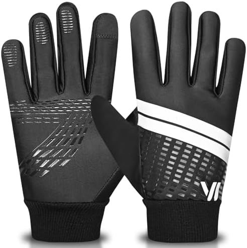 WESTWOOD FOX Waterproof Winter Gloves for Boys and Girls– Windproof Thermal Kids Gloves Anti-Slip Touchscreen Warm Insulated Mittens for Running Cycling Snow Ski & Cold Weather