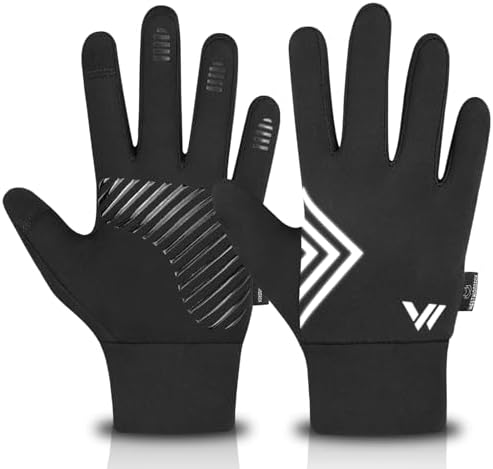 WESTWOOD FOX Winter Warm Kids Gloves Children thermal touchscreen gloves Anti-Slip Sports Cycling Running Riding Outdoor Gloves for Boys Girls 4-12 Years old