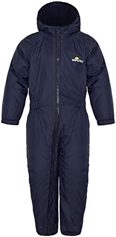 Wetplay Kids Padded All-in-One Waterproof Suit Snowsuit Childs Childrens Boys Girls