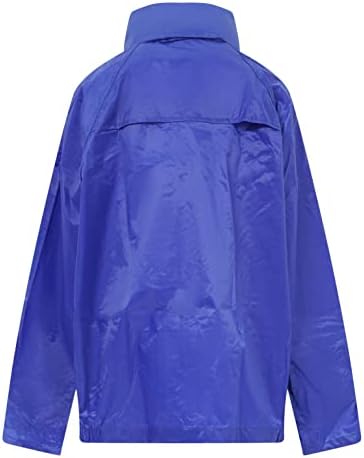 Wetplay Waterproof Rain Jacket For Kids Childs Childrens Boys Girls With Hood Lightweight Raincoat