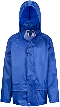 Wetplay Waterproof Rain Jacket for Kids Childs Childrens Boys Girls with Hood Lightweight Raincoat