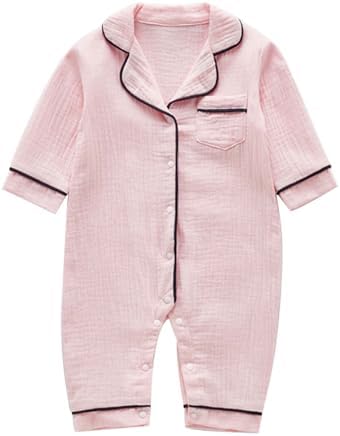 With 4 Newborn Baby Girls Boys Pyjamas Romper Button Up Pyjamas Footie PJ's Jumpsuit Clothing Baby Winter Jacket Boys