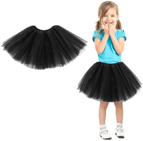WLLHYF Tutu Skirt 3 Layered Tulle Sequin Star Ballet Dance Skirts Princess Party Fancy Dress Tutu Festive Party Dress Up Costume For Girls Women Toddler Baby Christmas Birthday
