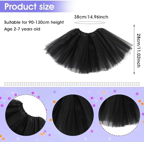 WLLHYF Tutu Skirt 3 Layered Tulle Sequin Star Ballet Dance Skirts Princess Party Fancy Dress Tutu Festive Party Dress Up Costume For Girls Women Toddler Baby Christmas Birthday