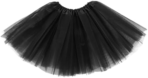 WLLHYF Tutu Skirt 3 Layered Tulle Sequin Star Ballet Dance Skirts Princess Party Fancy Dress Tutu Festive Party Dress Up Costume for Girls Women Toddler Baby Christmas Birthday