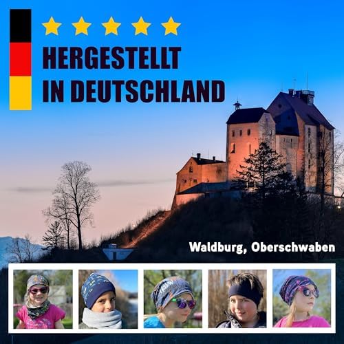 Wollhuhn Eco Children/Boys/Girls Warm Headband/Hair Band Double Layer Fleece Many Colours 20250810 (Dark Grey Sports Fleece One Size)