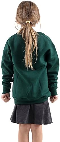 WOOD QUAIL Boys Girls Kids Round/V- Neck Jumpers Button Cardigans Fleece Sweater Long Sleeve TOP Sweat Shirt School Uniform Ages 5-13