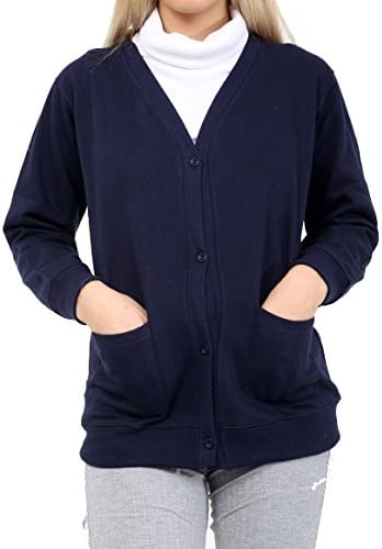WOOD QUAIL Girls School Cardigan (Pack Of 2) Kids Button Cardigan Button Fleece Schoolwear Kids Uniform Sweatshirts UK Size 5-13 Years