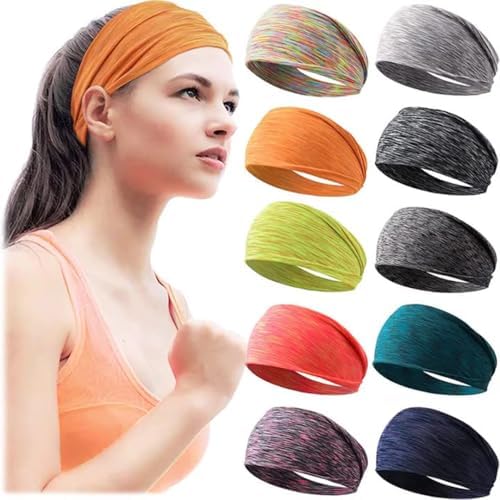 Wyy 6pcs Sports Headband Women Headband Man Headband Hair Band For Teenagers Women Man Non Slip Wicking Stretchy Head Band For Sports Yoga Dancing Running Cycling (pink)