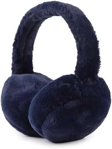 XIAOHAWANG Fluffy Ear Muff for Women Plush Foldable Earmuffs Kids Winter Earmuffs Girls Boys Cold Weather Ear Warmer