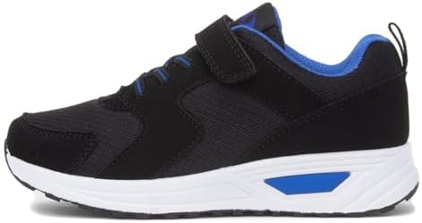 XL Kids Black & Blue Easy Fasten Trainer
