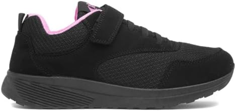 XL Kids Black Easy Fasten Trainer