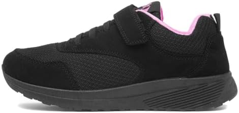 XL Kids Black Easy Fasten Trainer