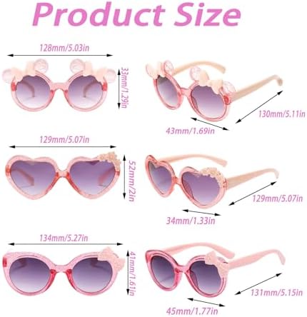 XLTXWD Kids Sunglasses Girls Girls Sunglasses Kids Cute Sunflower Glasses Protection Flexible Frame For Boys Outdoor Sports