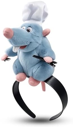 XLTXWD Ratatouille Headband Cute Mouse Ears Hair Accessories for Girls And Women Themed Parties Cosplay Events Photo Shoots Gifting