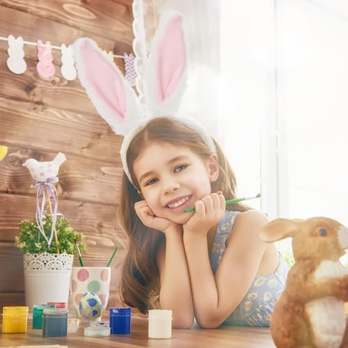 XNBTFK Bunny Ears Hairbands Cute Easter Plush Rabbit Ears Headband Cosplay Costume Fancy Dress Up Accessories Hair Styling Party Favor Decoration For Easter Party Favor Costume Decoration