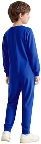 Xnihocha Girls Boys Special Needs Adaptive Clothes Anti-Strip Full Body Romper Kids One-Piece Jumpsuit Onesies Bodysuit