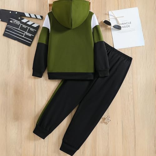 Xumplo Boys Outfits Toddler Boy 2 Piece Hoodie Trousers Clothing Sets Kids Long Sleeve Clothes Set Tracksuits